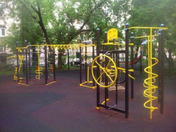 Monkey Bars at Calisthenics Park at Большой Лёвшинский переулок, Москва – photo 3 of 6