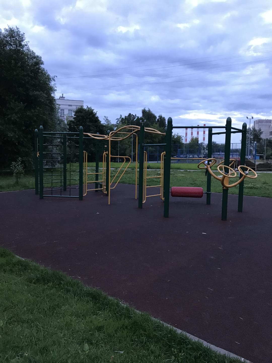 Gymnastic Rings at Calisthenics Park at Зелёный проспект, Москва – photo 4 of 4