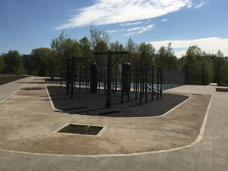 Push Up Bar at Calisthenics Park at Строгинское шоссе, Москва #wp2270 – photo 2 of 5