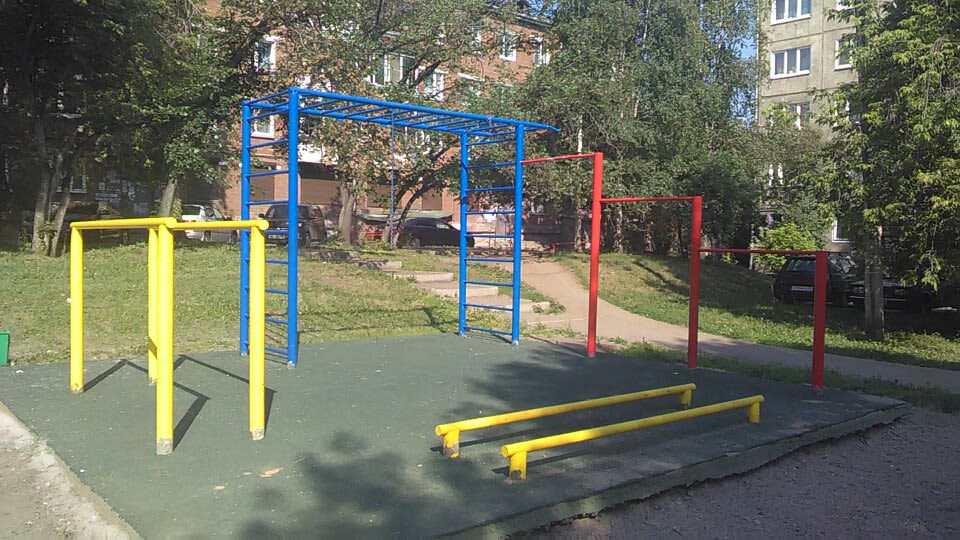 Monkey bar presso Calisthenics Park at улица Красных Мадьяр, Иркутск – foto 3 di 4