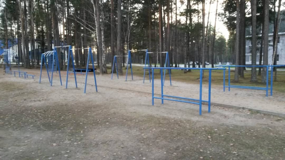 Bare paralele la Calisthenics Park at улица Гастелло, городской округ Югорск – fotografia 2 din 2