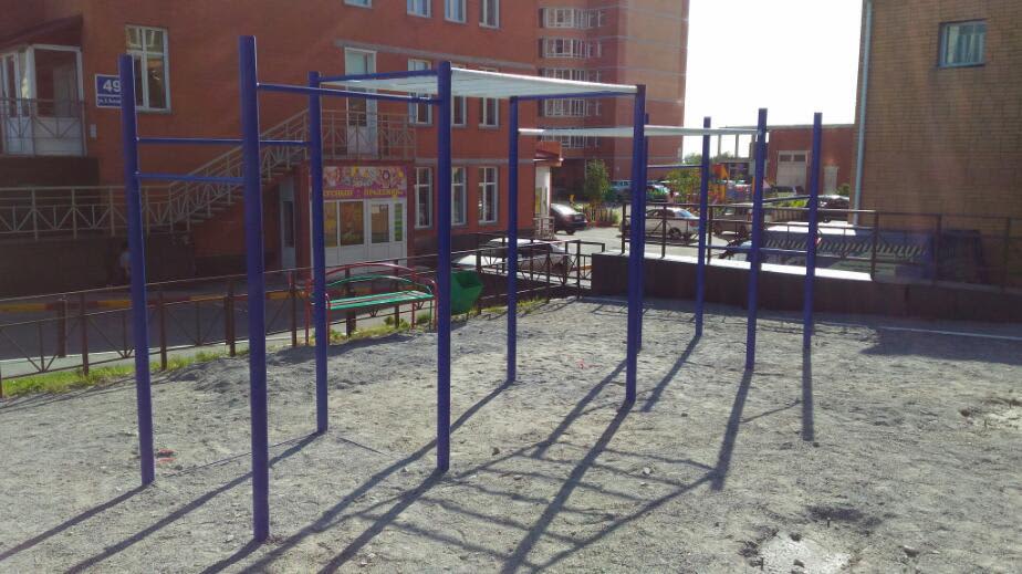 Турнік на майданчику Calisthenics Park at улица Высоцкого, городской округ Новосибирск #wp2453 – фото 1 з 3