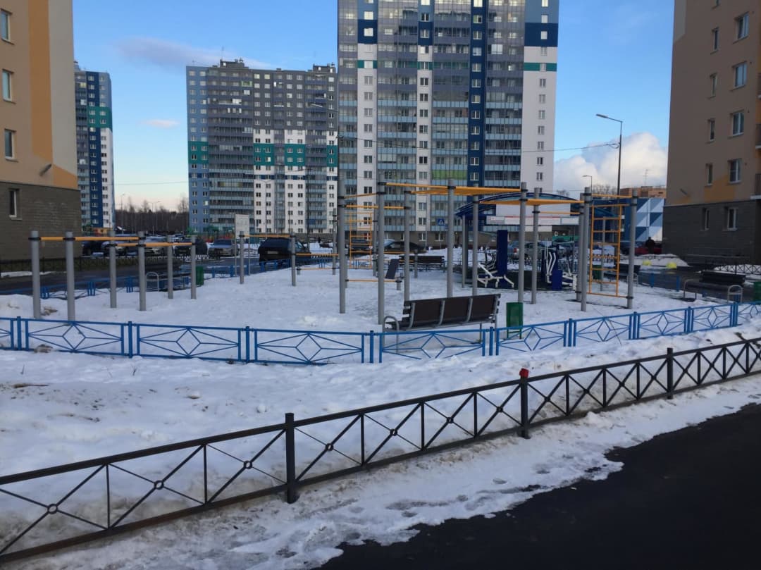Monkey Bars at Calisthenics Park at улица Корнея Чуковского, Санкт-Петербург #wp2589 – photo 3 of 6