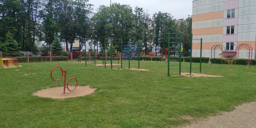 Push Up Bar at Calisthenics Park at вуліца Іосіфа Гашкевіча, Мінск – photo 2 of 6