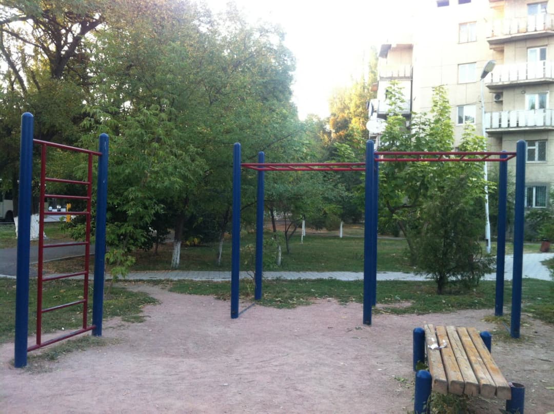 Spalier la Calisthenics Park at Байзақ Батыр, Тараз қаласының әкімшілігі – fotografia 4 din 6