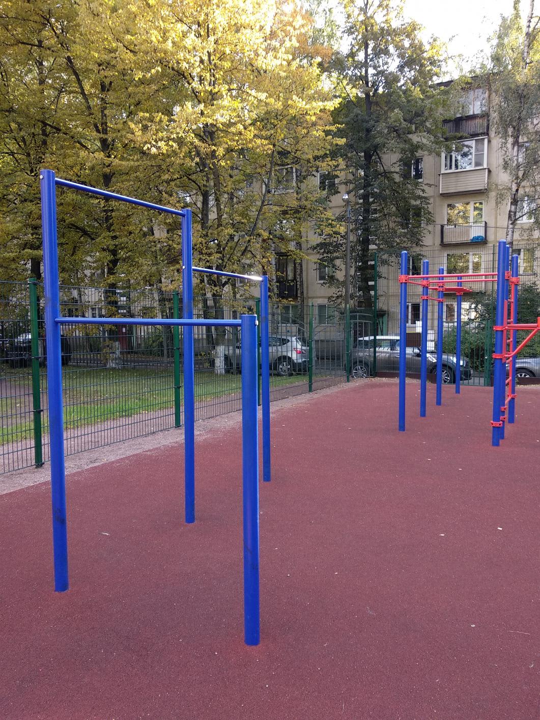 Pull Up Bar at Calisthenics Park at проспект Маршала Блюхера, Санкт-Петербург – photo 1 of 9