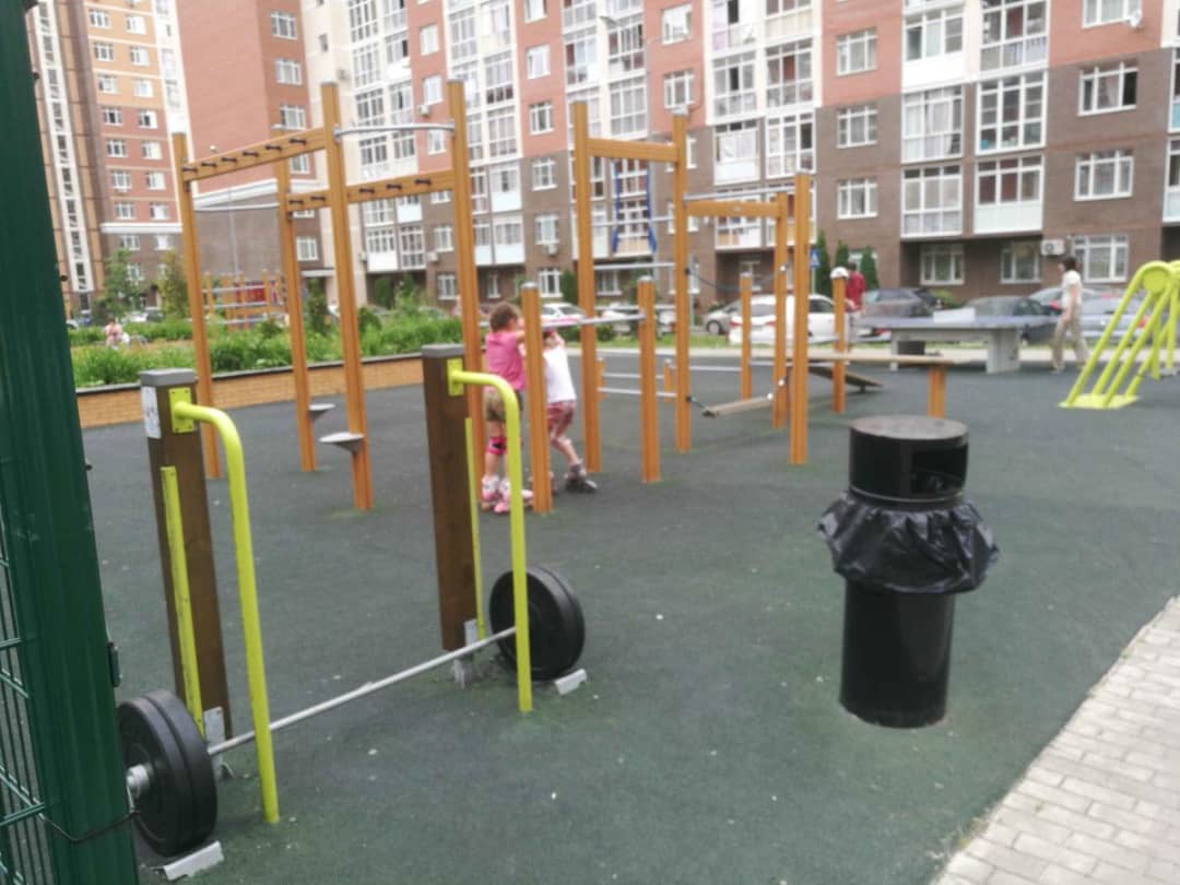Monkey Bars at Calisthenics Park at улица Липовый парк, район Коммунарка – photo 3 of 3