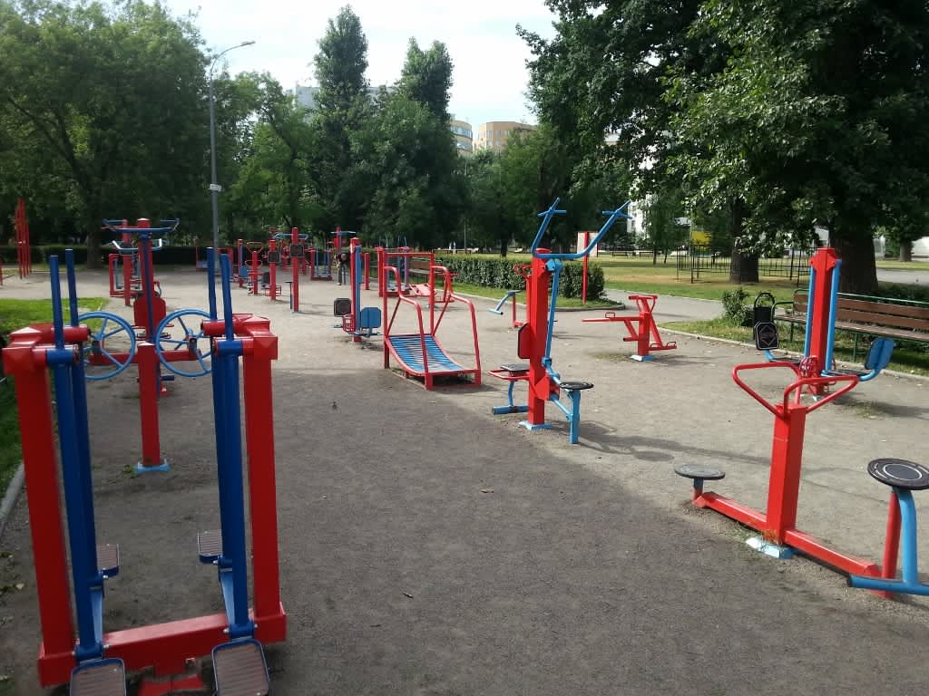 Monkey Bars at Calisthenics Park at Большой Факельный переулок, Москва – photo 3 of 4