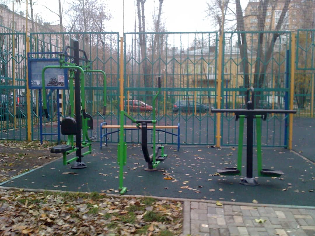 Cross Country Skier at Calisthenics Park at улица Госпитальный Вал, Москва – photo 2 of 2
