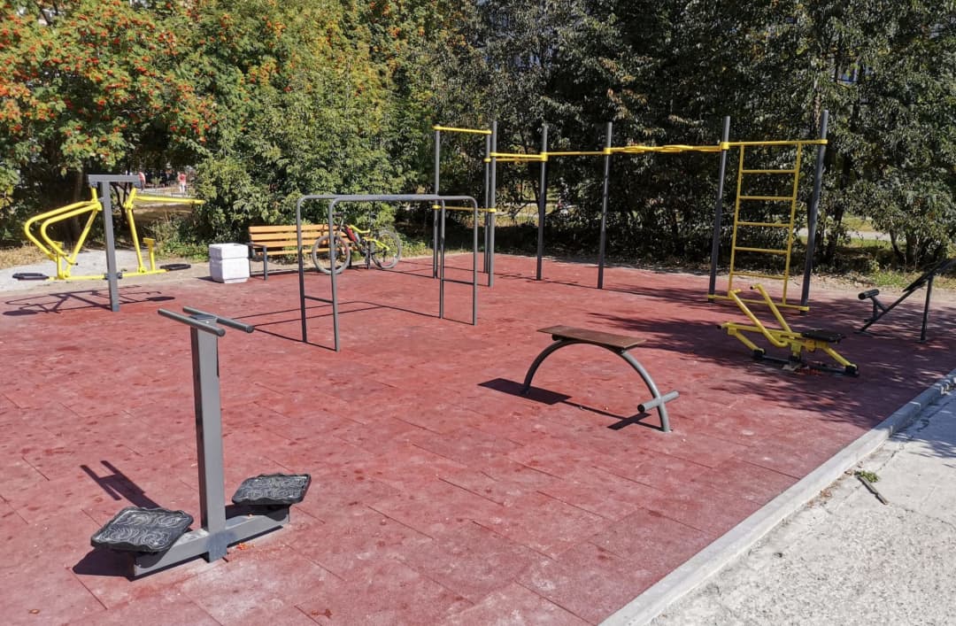 Espalier à Calisthenics Park at Полевая улица, городской округ Новосибирск – photo 3 sur 4