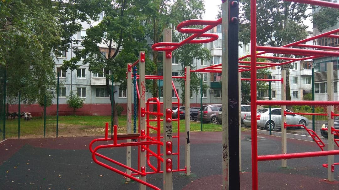 Рукохід на майданчику Calisthenics Park at Орловская улица, Брянск – фото 3 з 6