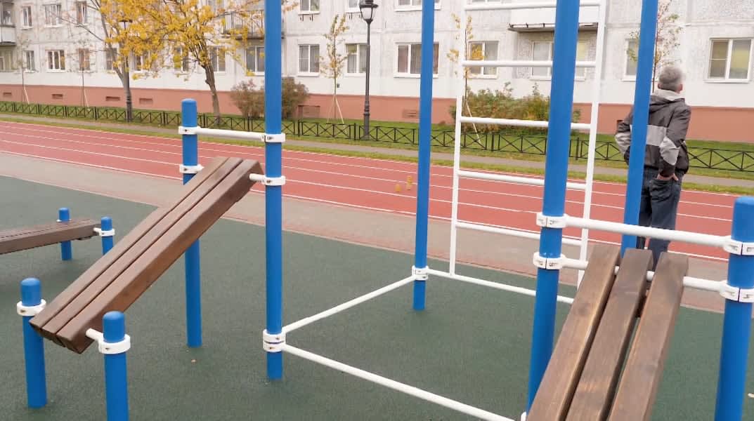 Parallel Gym Bars at Calisthenics Park at Швейцарская улица, Ломоносов – photo 2 of 4