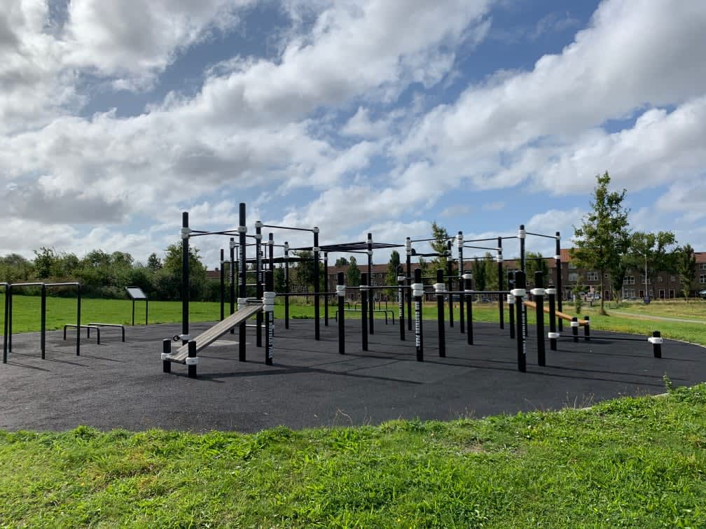 Barre de pompes à Calisthenics Park at Bar Brothers Park, Haarlem – photo 9 sur 10