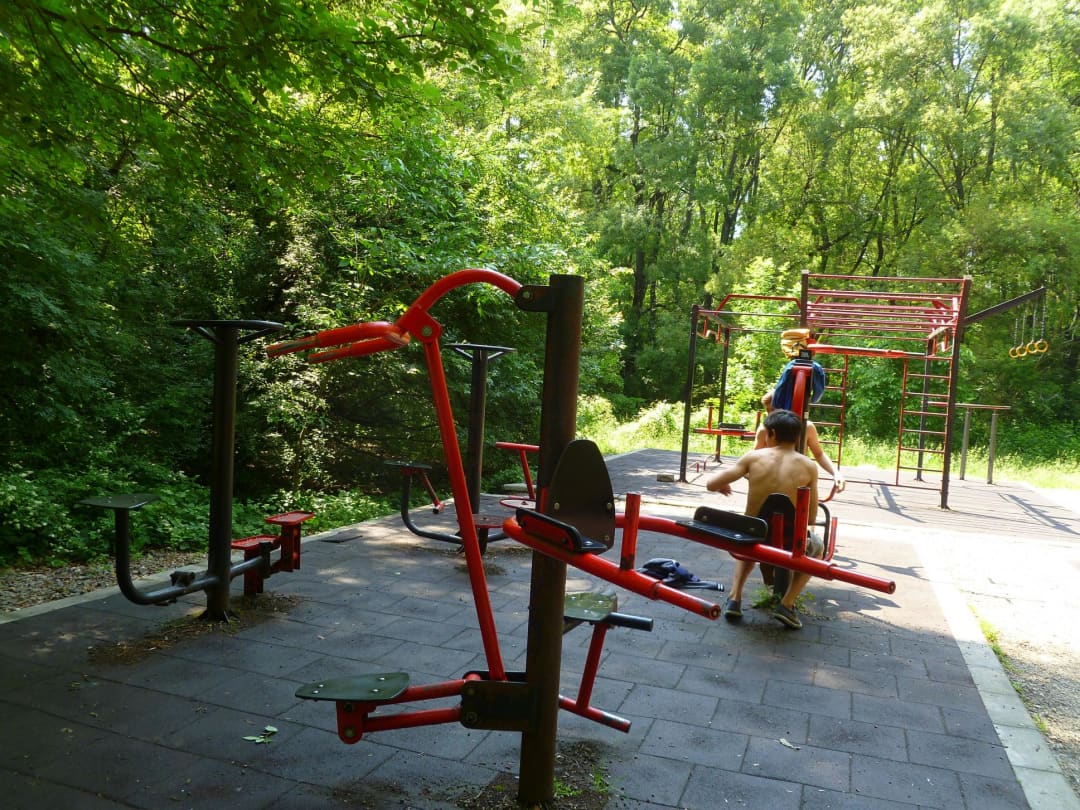 Anelli ginnici presso Outdoor Gym in ж.к. Люлин, София – foto 6 di 7