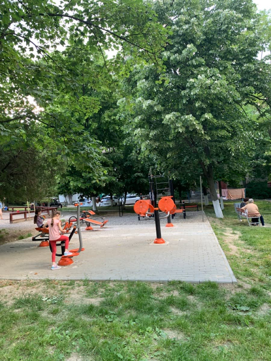 Bară de tracțiuni la Calisthenics Park at Bulevardul Cuza-Vodă, Chișinău – fotografia 1 din 2