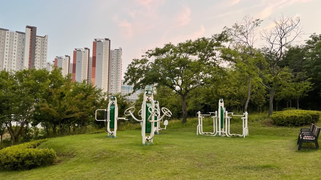 Banco de Abdominales en Outdoor Gym in 능곡동, 시흥시 – foto 2 de 2