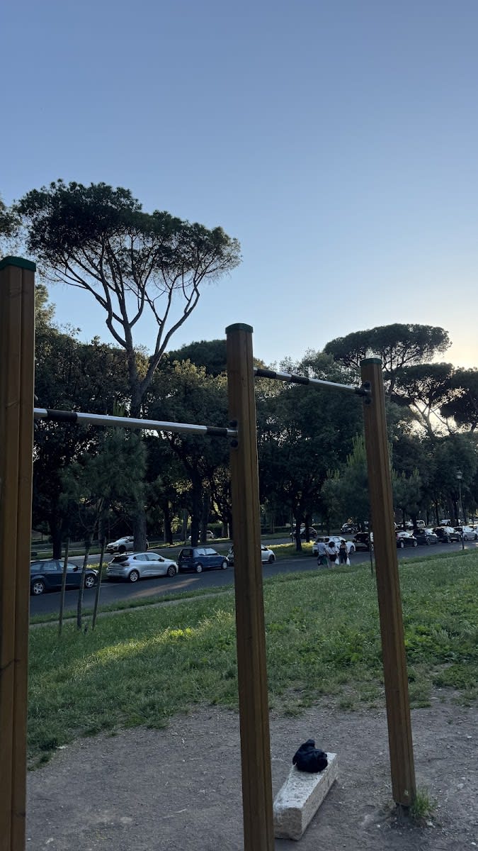 Sbarra per trazioni presso Calisthenics Park at Via di Valle delle Camene, Roma – foto 5 di 5