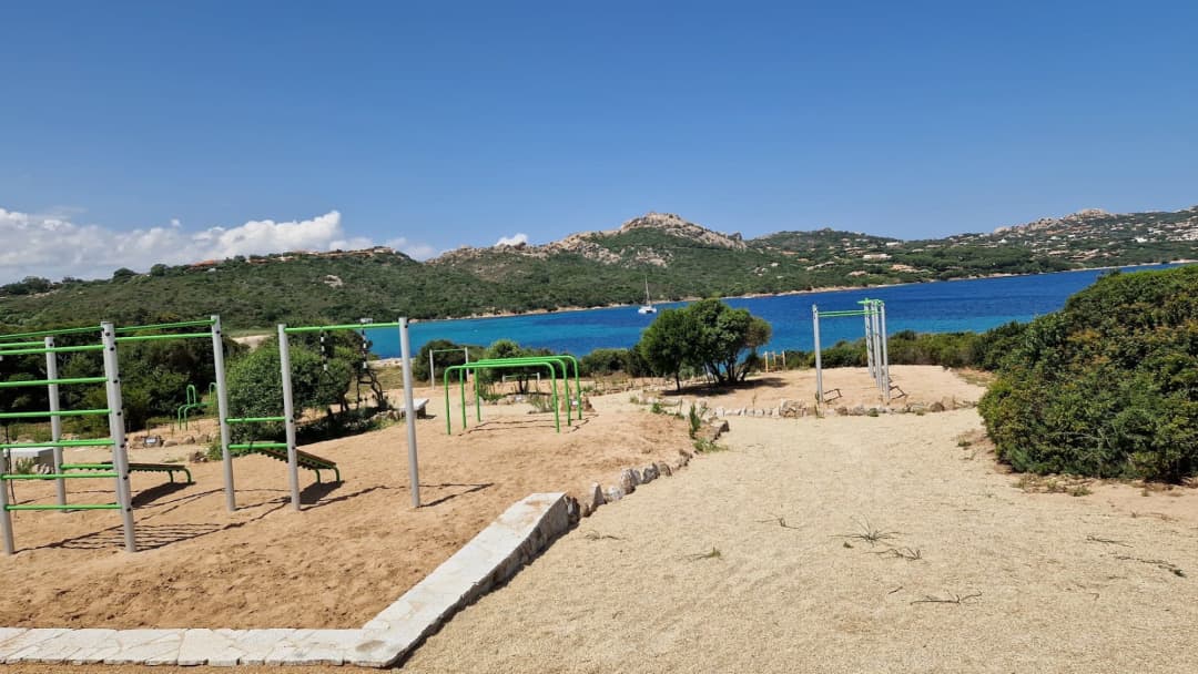 Pull Up Bar at Calisthenics Park at Via la Sciumara, Lu Palau/Palau – photo 1 of 4