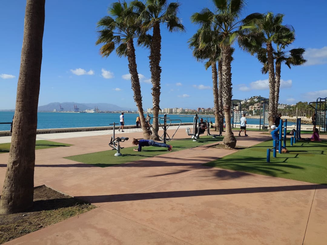 Barre de traction à Calisthenics Park at Paseo Marítimo Pablo Ruiz Picasso, Málaga – photo 1 sur 3