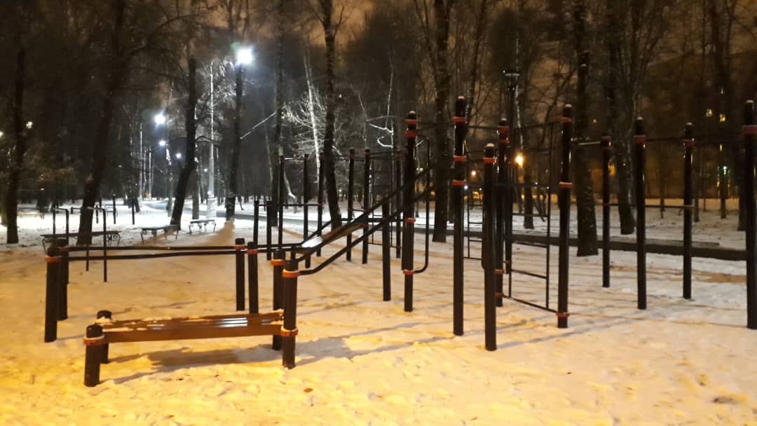 Abs Bench at Calisthenics Park at Берёзовая аллея, Москва – photo 6 of 6