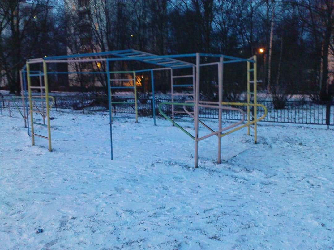 Pull Up Bar at Calisthenics Park at проспект Народного Ополчения, Санкт-Петербург – photo 1 of 4
