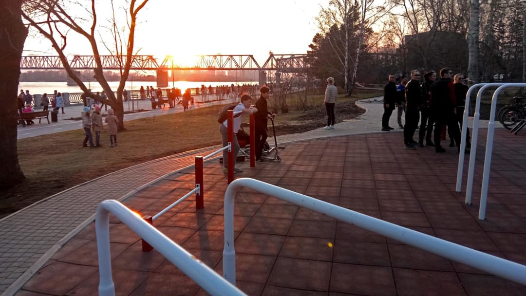 Ground Parallel Bars at Calisthenics Park at Липовая аллея, городской округ Новосибирск – photo 7 of 8