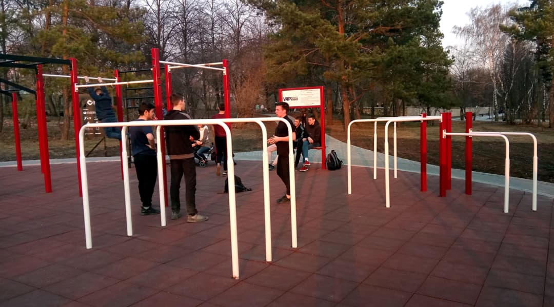 Push Up Bar at Calisthenics Park at Липовая аллея, городской округ Новосибирск – photo 6 of 8