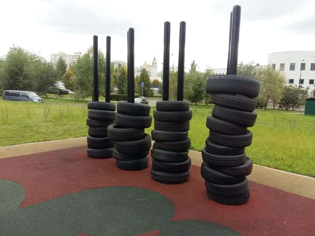 Abs Bench at Outdoor Gym in Машкино, Москва – photo 5 of 9