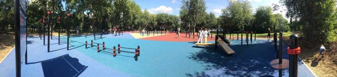 Ground Parallel Bars at Calisthenics Park at Калининец, Екатеринбург – photo 8 of 14