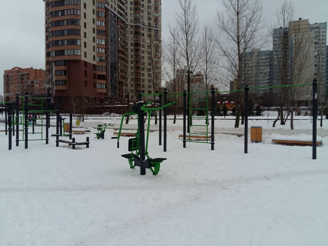 Pull Up Bar at Calisthenics Park at улица Удальцова, Москва #wp2020 – photo 1 of 7