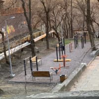 Большая площадка в парке