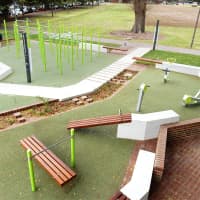 Turruwul Park
The standout green of the UrbanFiT fitness area at Turruwul Park paints this community fitness area as one to visit.