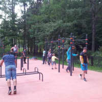 Calisthenics Park at Палисадная улица, Москва - thumbnail 2