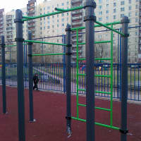 Calisthenics Park at улица Кораблестроителей, Санкт-Петербург - thumbnail 5