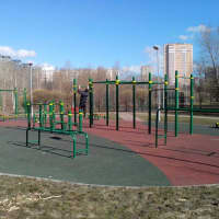 Calisthenics Park at Сухонская улица, Москва #wp1481 - thumbnail 2