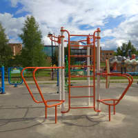 Calisthenics Park at Станционная улица, Дубна - thumbnail 5