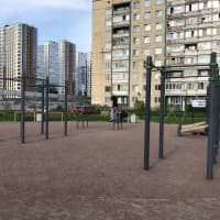 Calisthenics Park at Пулковское шоссе, Санкт-Петербург - thumbnail 7