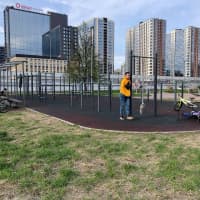 Calisthenics Park at Пулковское шоссе, Санкт-Петербург - thumbnail 5