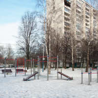 Calisthenics Park at Чертановская улица, Москва #wp1734 - thumbnail 3