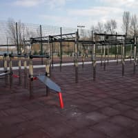 Calisthenics Park at Оболонська набережна, Київ #wp1933 - thumbnail 2
