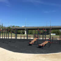 Calisthenics Park at Строгинское шоссе, Москва #wp2270 - thumbnail 4
