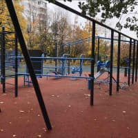 Calisthenics Park at улица Мичуринский Проспект, Олимпийская Деревня, Москва - thumbnail 4
