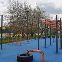 Calisthenics Park at аллея Ветеранов, Москва #wp2661 - thumbnail 2