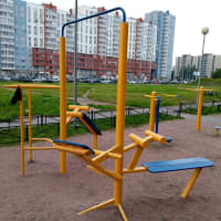 Calisthenics Park at улица Доблести, Санкт-Петербург - thumbnail 2