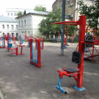 Calisthenics Park at Большой Факельный переулок, Москва - thumbnail 2