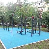 Calisthenics Park at улица Юных Ленинцев, Москва #wp2763 - thumbnail 2