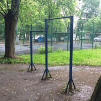 Calisthenics Park at бульвар Матроса Железняка, Москва - thumbnail 2