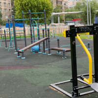 Calisthenics Park at Нагатинский бульвар, Москва - thumbnail 2