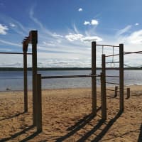 Calisthenics Park at Tamula rannapromenaad, Võru linn - thumbnail 4