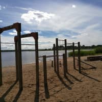 Calisthenics Park at Tamula rannapromenaad, Võru linn - thumbnail 10
